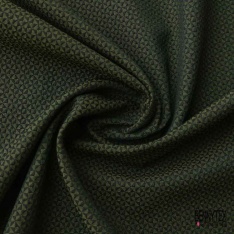 Jacquard imprimé mini triangle kaki noir