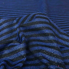 Jacquard imprimé géométrique rayon jaune blanc discret