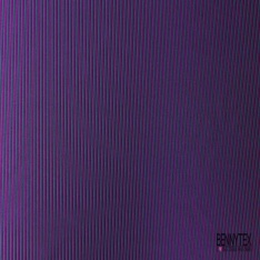 Jacquard imprimé rayure texturée verticale anthracite bleu électrique satinée