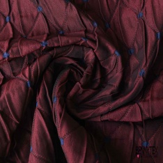 Jacquard imprimé rayure texturée verticale anthracite orchidée satinée