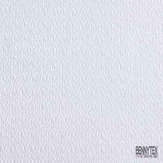 Maille gaufrée élasthanne motif piqué nid d'abeille ton sur ton passion