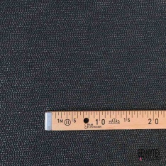 Jacquard motif mini losange texturé noir marine fond chiné noir blanc discret