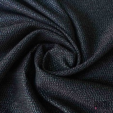 Jacquard motif mini losange texturé noir marine fond chiné noir blanc discret