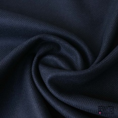 Sergé de laine souple kaki militaire