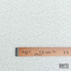 Guipure losange ajourée ton sur ton marine