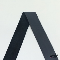 Bande élastique festonnée uni gris clair