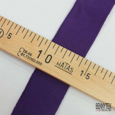 Bande bord cote festonnée triangulaire noir blanc discret