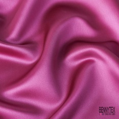 Satin duchesse élasthanne uni blanc discret petite laize