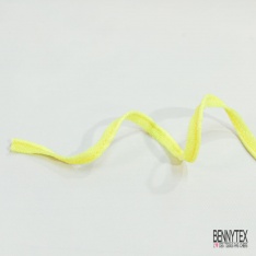 Passepoile polyamide citron givré lurex jaune