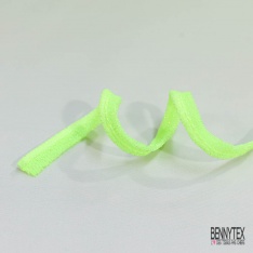 Passepoile polyamide jaune fluo lurex jaune