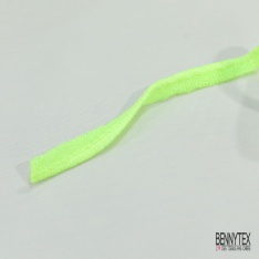 Passepoile polyamide jaune fluo lurex jaune