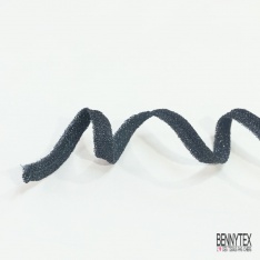 Passepoile polyamide noir lurex noir