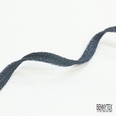 Passepoile polyamide noir lurex noir