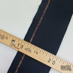 Bande bord cote rayée bordeaux ciel rose dragées