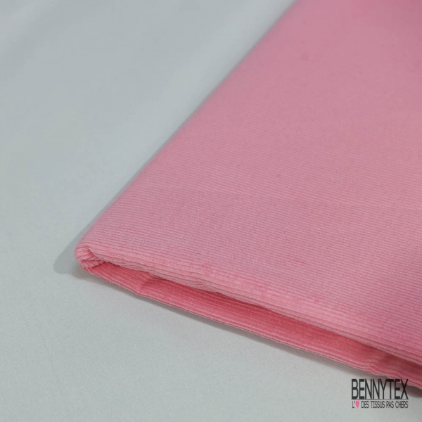 Coupon 3m velours 500 raies élasthanne malabar