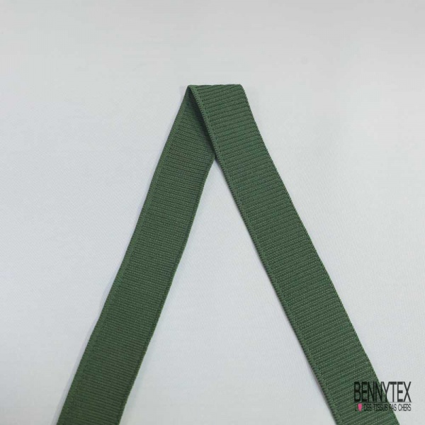 Bande bord cote uni olive