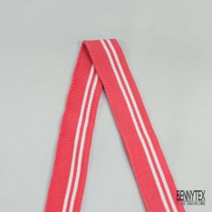 Bande bord cote rayé blanc optique gazon