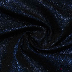 Jacquard fin chiné vert gazon noir lurex vert sapin