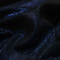 Jacquard fin chiné vert gazon noir lurex vert sapin