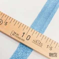 Biais non replié satin café