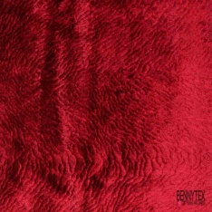 Coupon 3m Alcantara uni rouge Noël