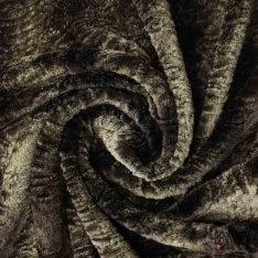 Coupon 3m Alcantara tigré taupe foncé anthracite