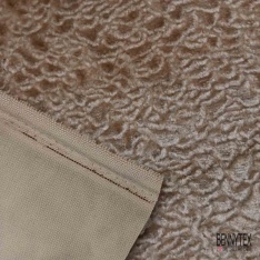 Coupon 3m Alcantara uni beige pastel