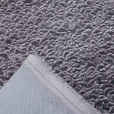 Coupon 3m Alcantara uni argenté