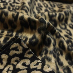 Natté de laine fine ton sur ton éclipse totale