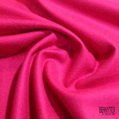 Caban de laine fin fushia