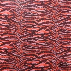 Voile viscose imprimé gros pois blanc fond marine