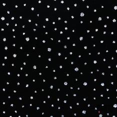 Velours viscose de luxe froissé uni vin pourpre