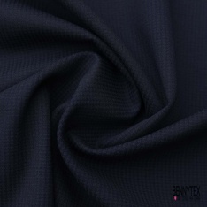 Maille jersey milano polyamide viscose élasthanne bleu insigne