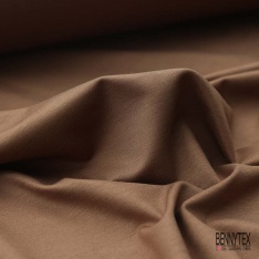 Jersey milano polyamide viscose élasthanne uni camel
