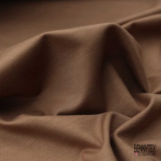 Jersey milano polyamide viscose élasthanne uni camel