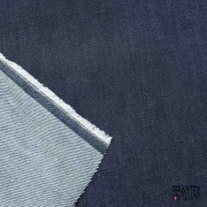 Coupon 3m Jeans moyen bleu brut élasthanne