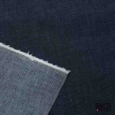 Coupon 3m Jeans moyen bleu brut élasthanne