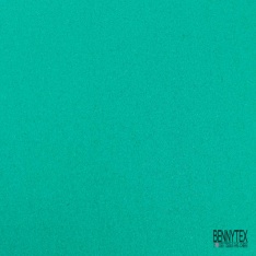 Caban de laine fin souple vert émeraude