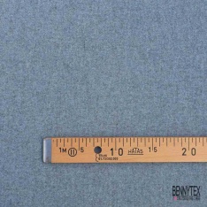 Sergé de laine ardoise