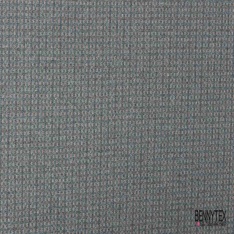 Laine bouillie chinée jaune or blanc discret façon sergé noir en relief