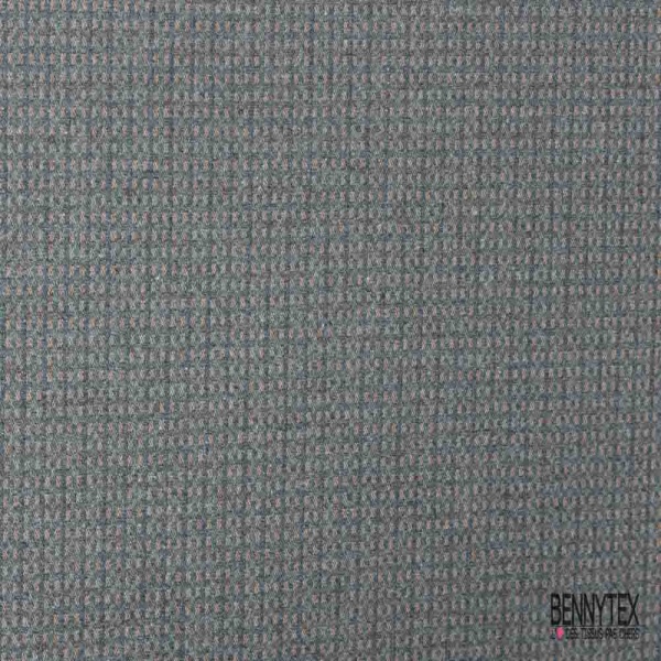 Laine souple fine fantaisie beige gris moyen