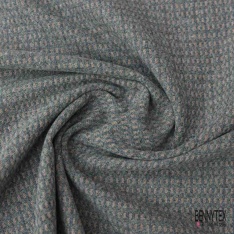 Laine bouillie chinée jaune or blanc discret façon sergé noir en relief