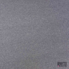 Laine bouillie chinée jaune or blanc discret façon sergé noir en relief