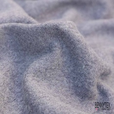 Laine bouillie chinée jaune or blanc discret façon sergé noir en relief