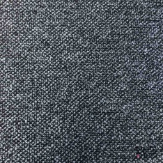 Jersey de laine tricot grosse rayure horizontale kaki taupe chiné envers gris