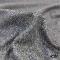 Laine costume femme cachemire mini carreau marine ciel brun