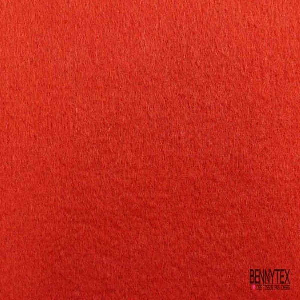 Laine alpaga uni rouge pompier