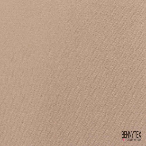 Molleton envers gratté rose dragées grande laize