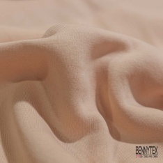 Molleton Gratté Double Face Uni bison