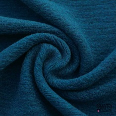 Tricot de laine bouclette noir blanc discret